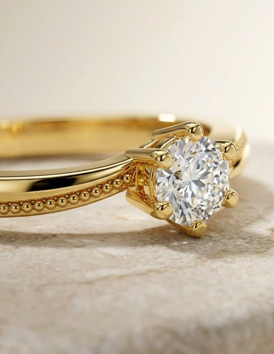 Anillo de Compromiso - solitario - AMORE552-RD-CZ - Image 16