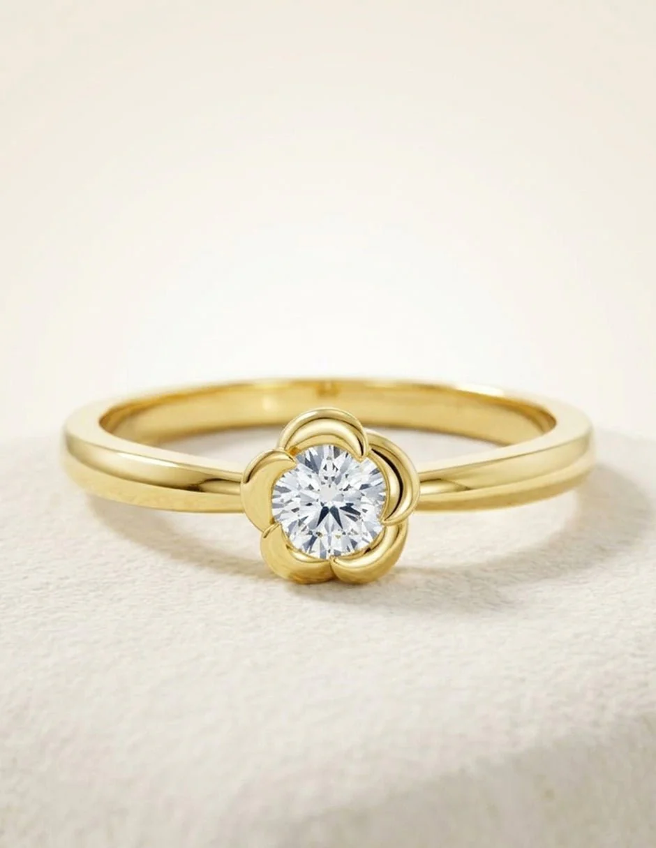Anillo de Compromiso - solitario - AMORE556-RD-CZ - Image 15