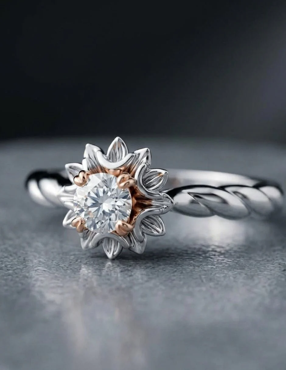 Anillo de Compromiso - halo - AMORE559-RD-CZ - Image 18