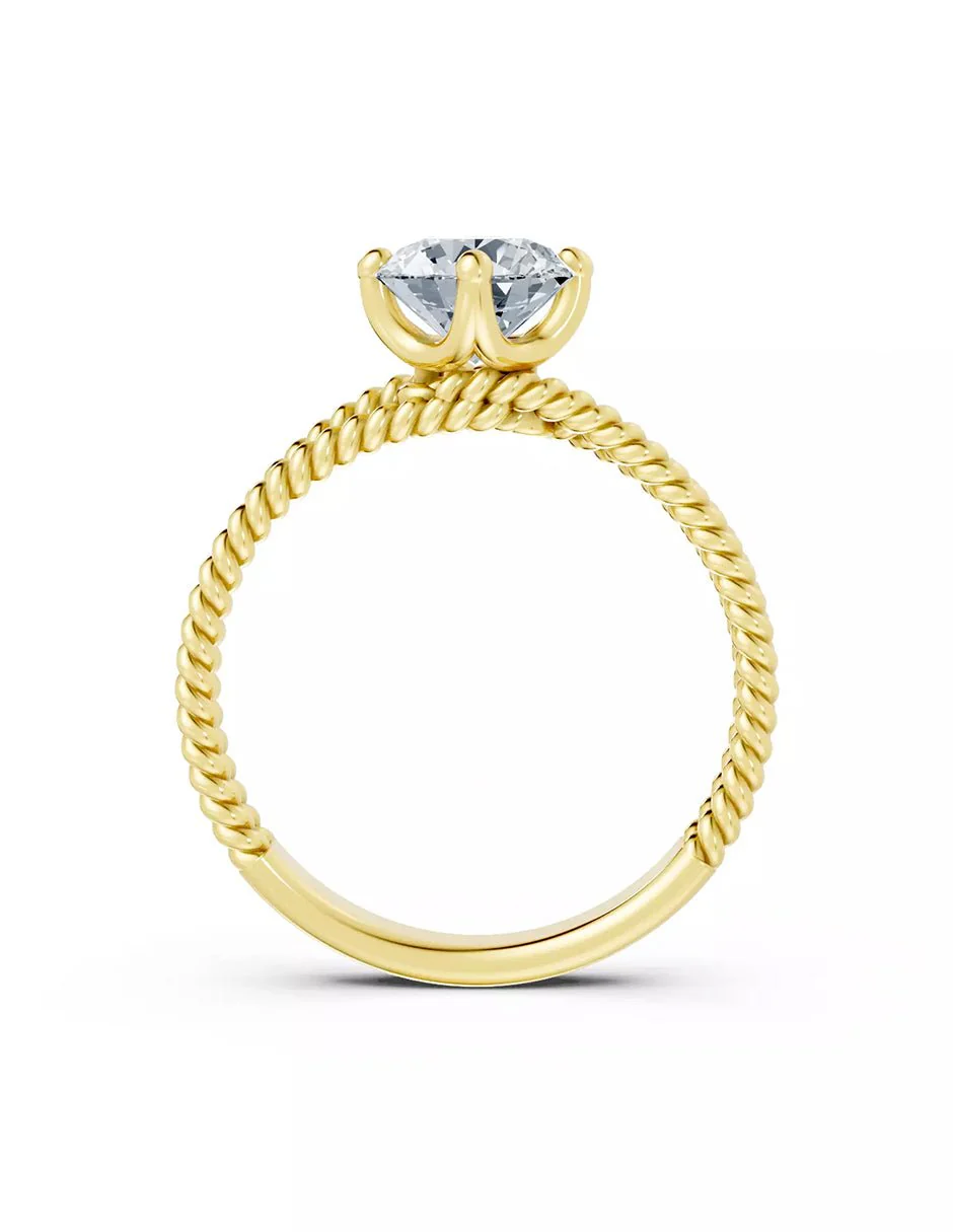 Anillo de Compromiso - solitario - AMORE566-RD-CZ - Image 6