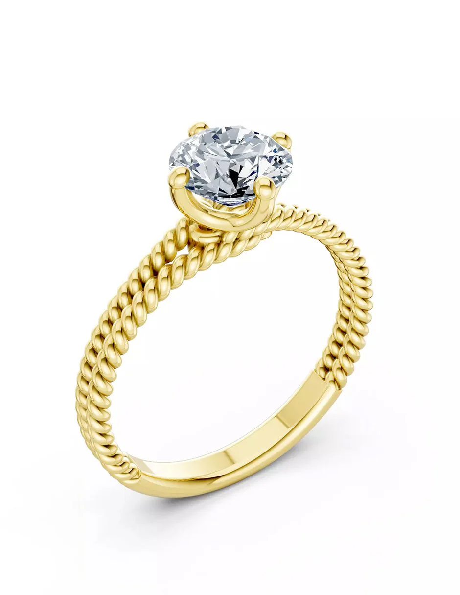 Anillo de Compromiso - solitario - AMORE566-RD-CZ - Image 7