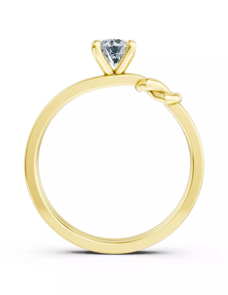 Anillo de Compromiso - solitario - AMORE568-RD-CZ - Image 6