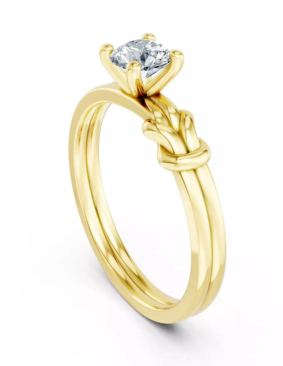 Anillo de Compromiso - solitario - AMORE568-RD-CZ - Image 8