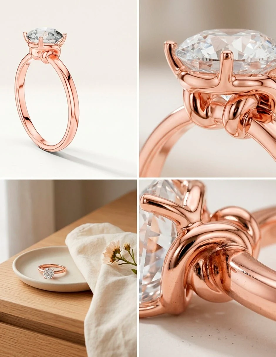 Anillo de compromiso - solitario - AMORE57-RD-LG - Image 18