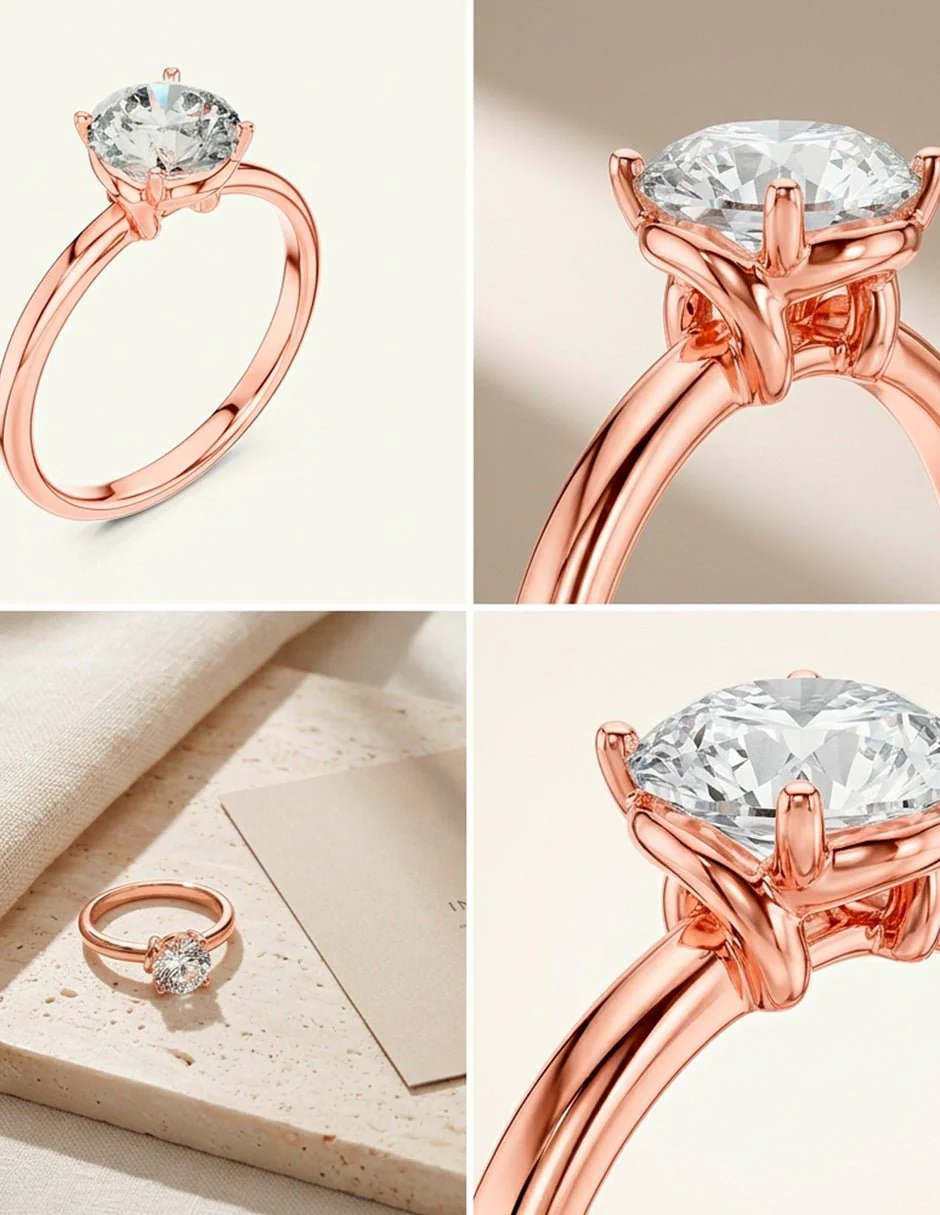 Anillo de compromiso - solitario - AMORE57-RD-LG - Image 19
