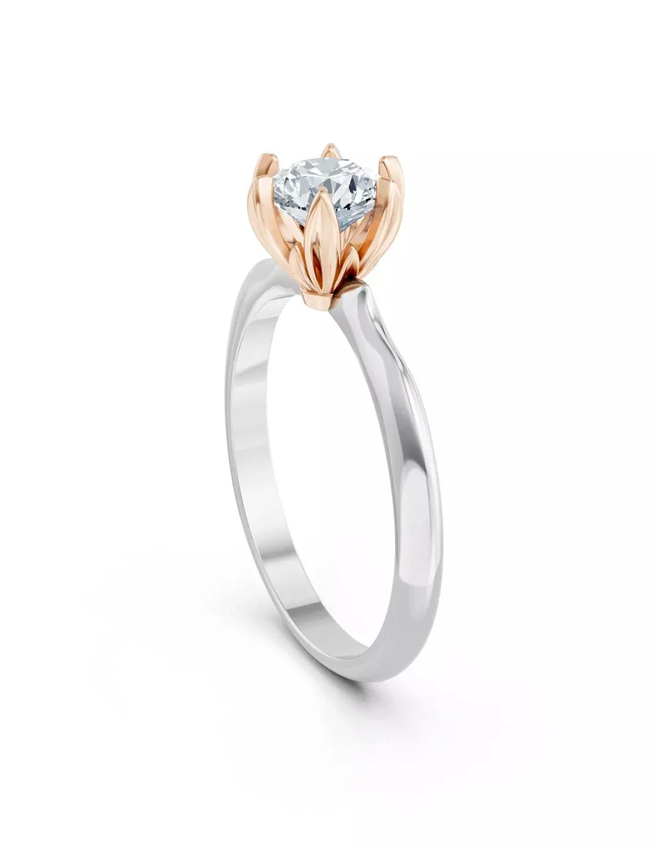 Anillo de Compromiso - solitario - AMORE577-RD-CZ - Image 12