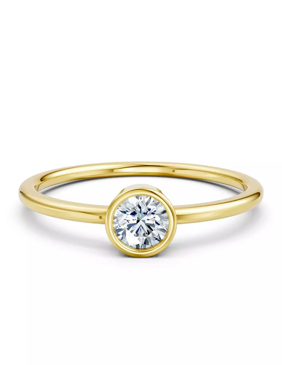 Anillo de Compromiso - solitario - AMORE579-RD-CZ - Image 5