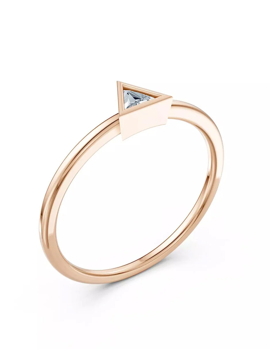 Anillo de Compromiso - solitario - AMORE579-TR-CZ - Image 11