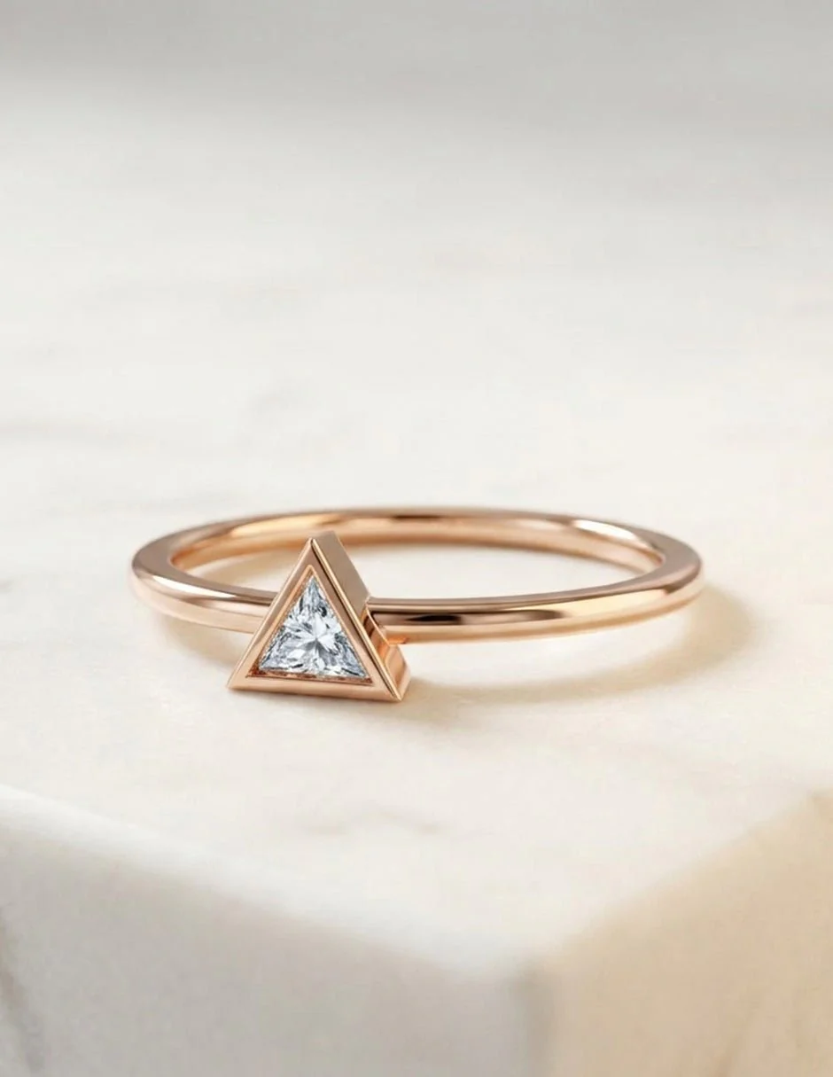 Anillo de Compromiso - solitario - AMORE579-TR-CZ - Image 18
