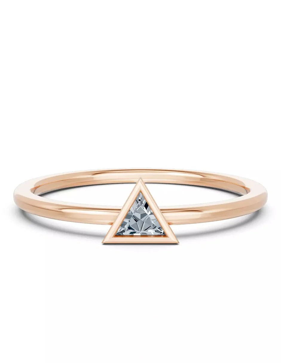 Anillo de Compromiso - solitario - AMORE579-TR-CZ - Image 9