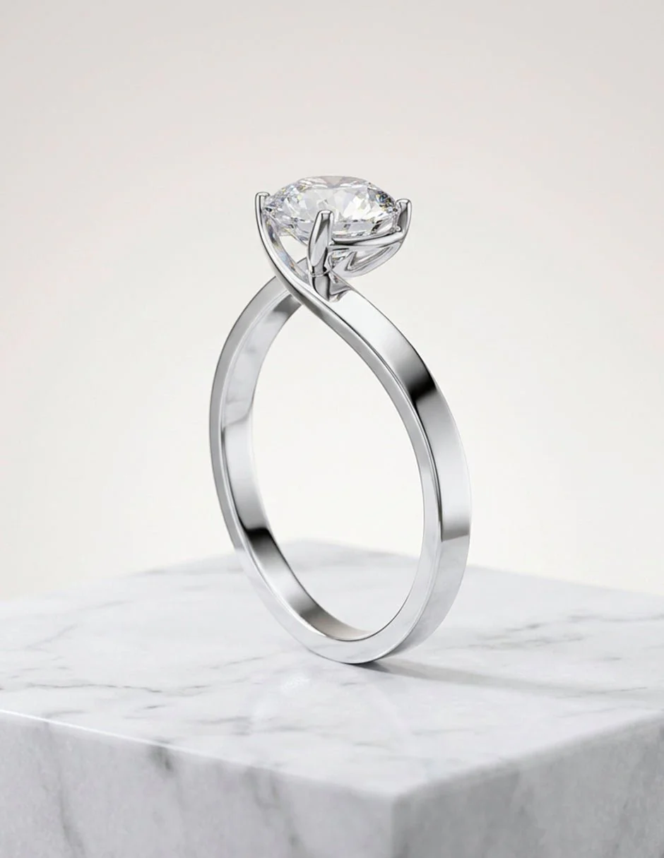 Anillo de compromiso - solitario - AMORE58-RD-LG - Image 14