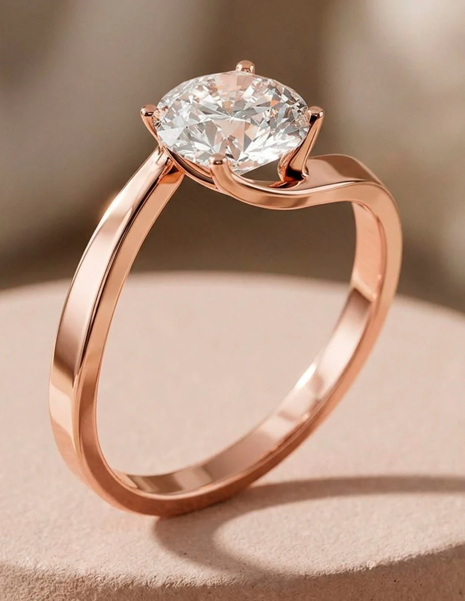 Anillo de compromiso - solitario - AMORE58-RD-LG - Image 19
