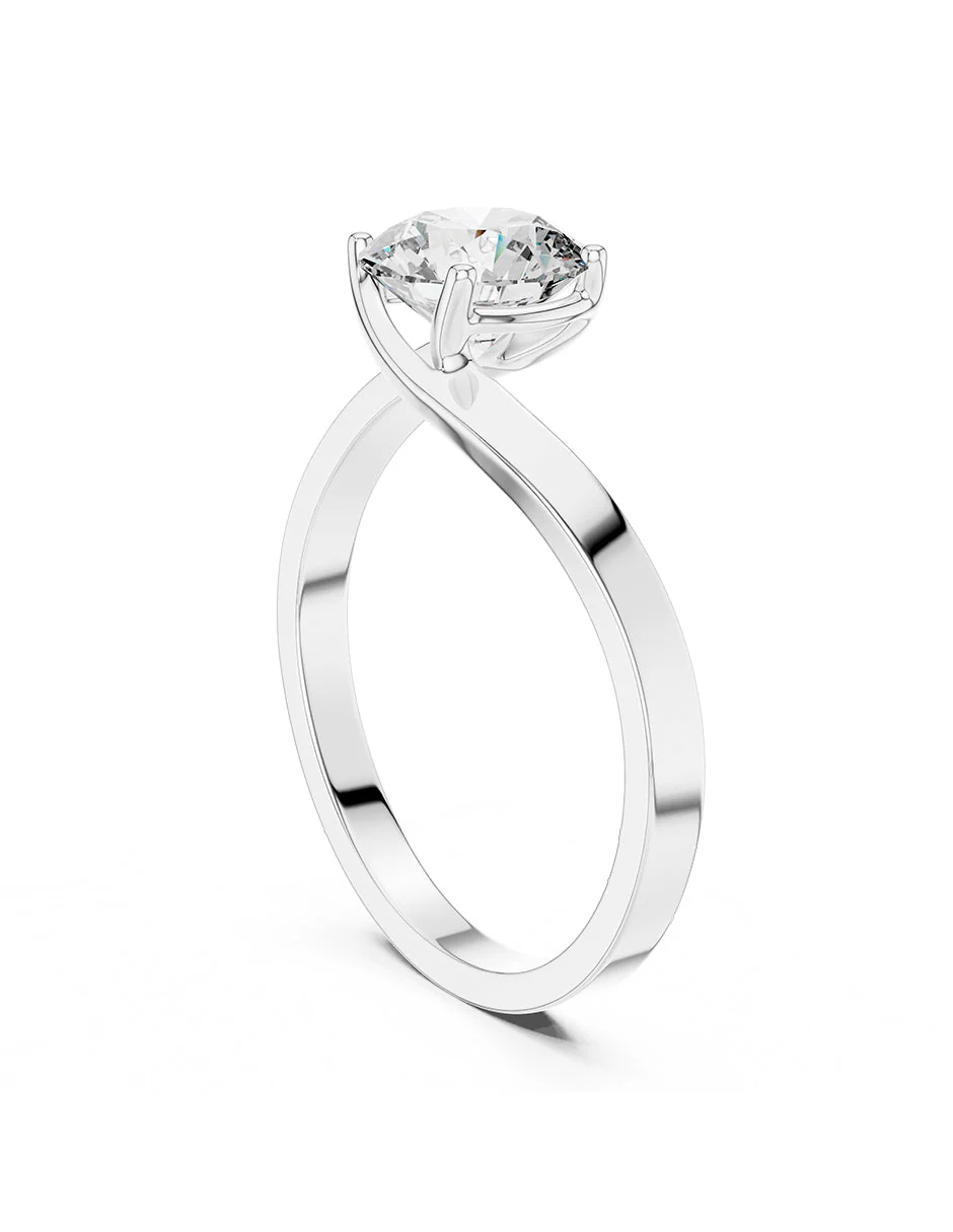 Anillo de compromiso - solitario - AMORE58-RD-LG - Image 3