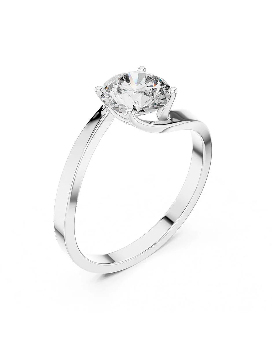Anillo de compromiso - solitario - AMORE58-RD-LG - Image 4