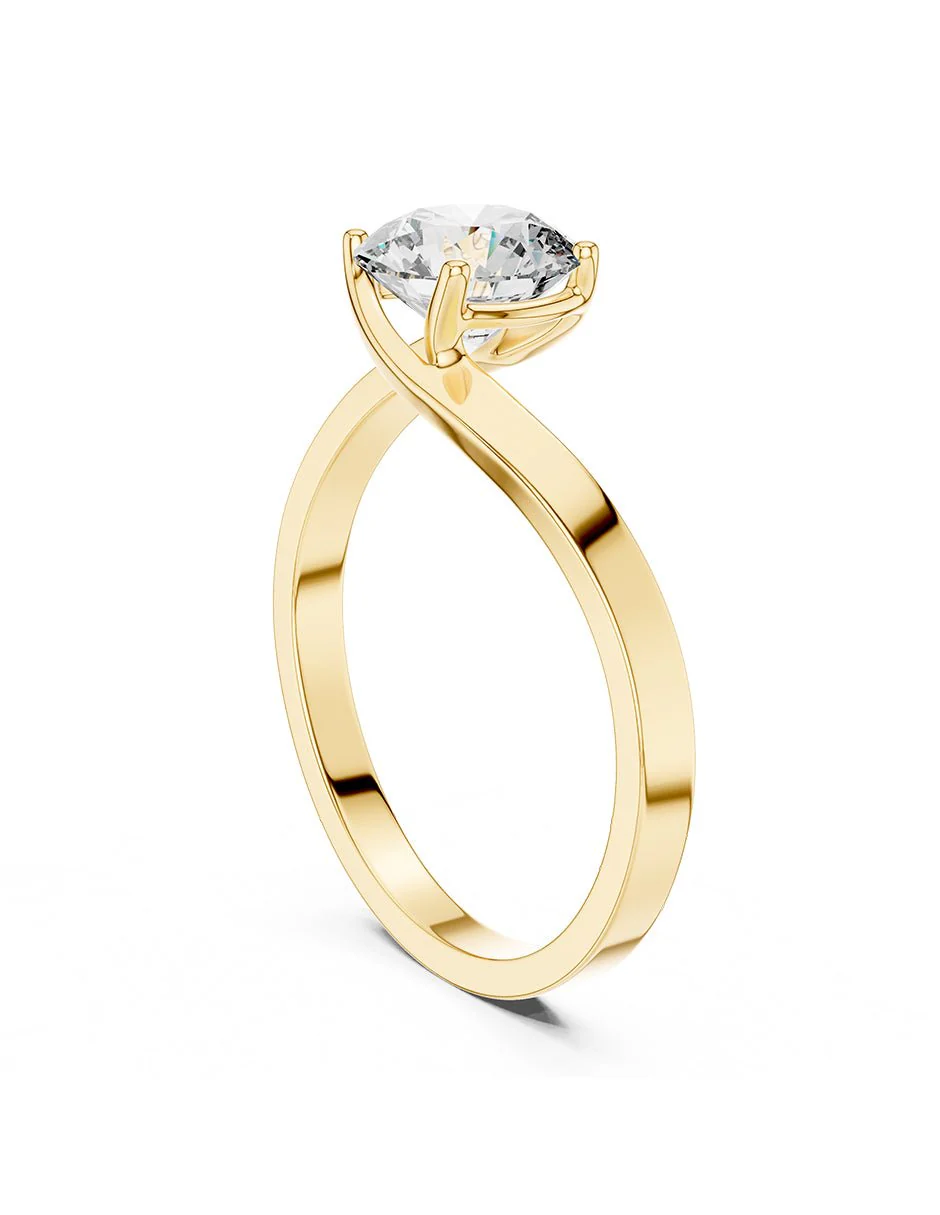 Anillo de compromiso - solitario - AMORE58-RD-LG - Image 7