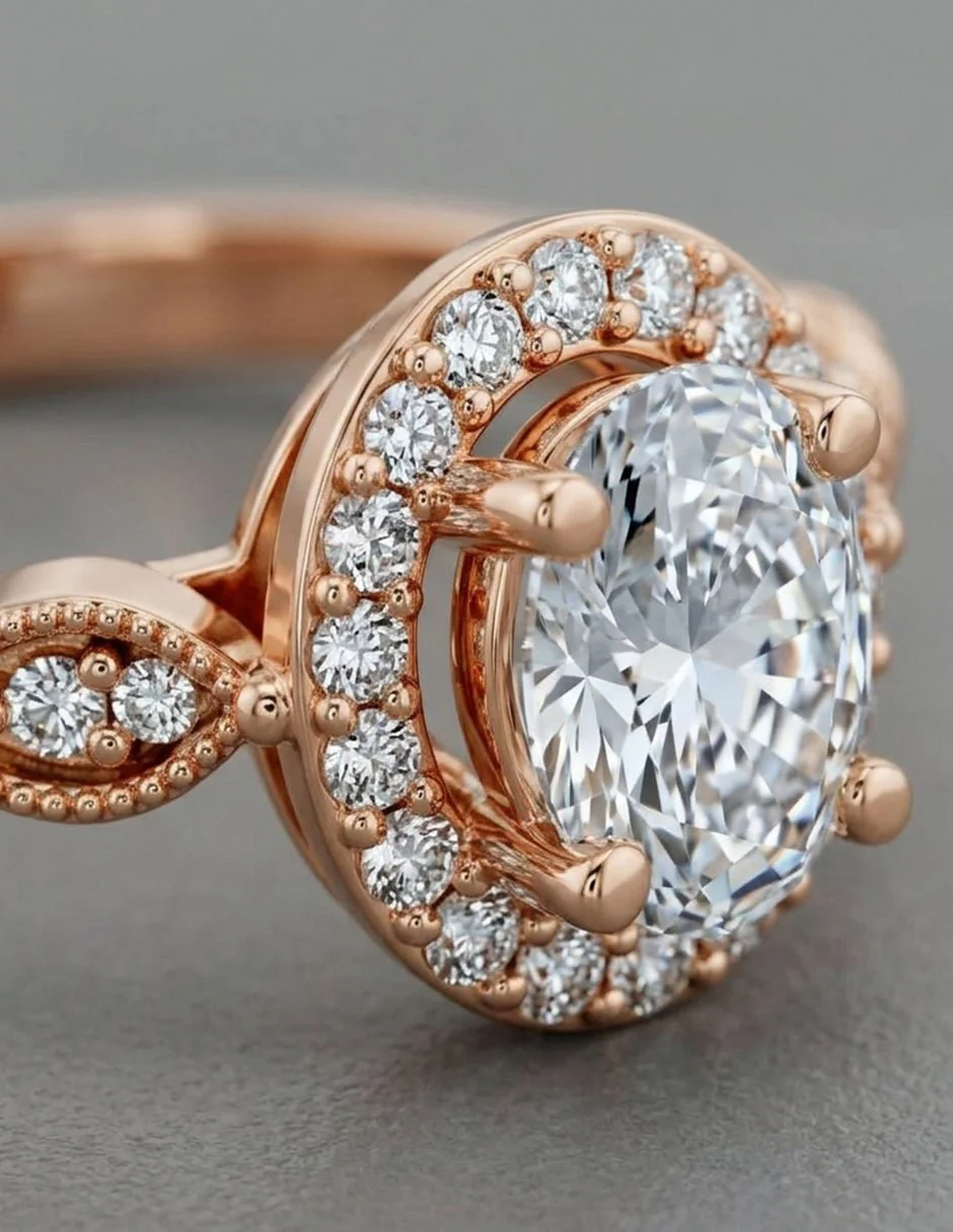 Anillo de Compromiso - halo - AMORE580-OV-CZ - Image 16