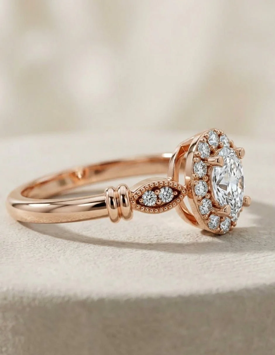 Anillo de Compromiso - halo - AMORE580-OV-CZ - Image 17