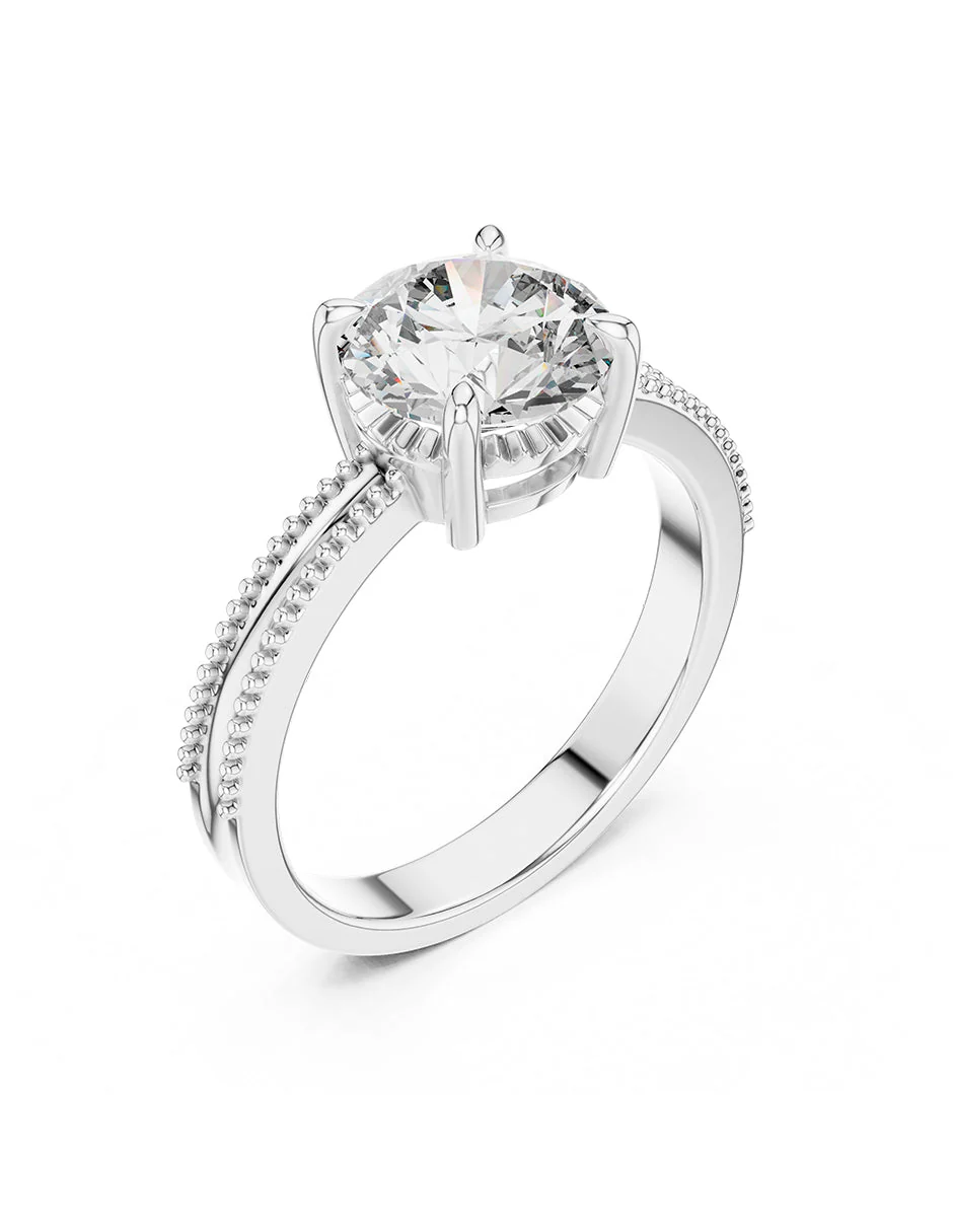 Anillo de compromiso - solitario - AMORE59-RD-LG - Image 4