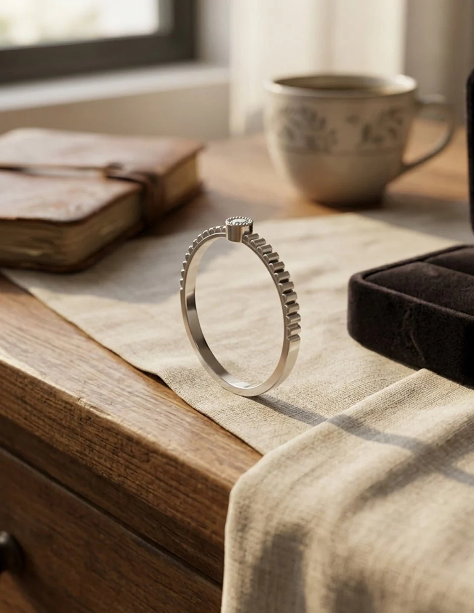 Anillo de Compromiso - solitario - AMORE592-RD-CZ - Image 14