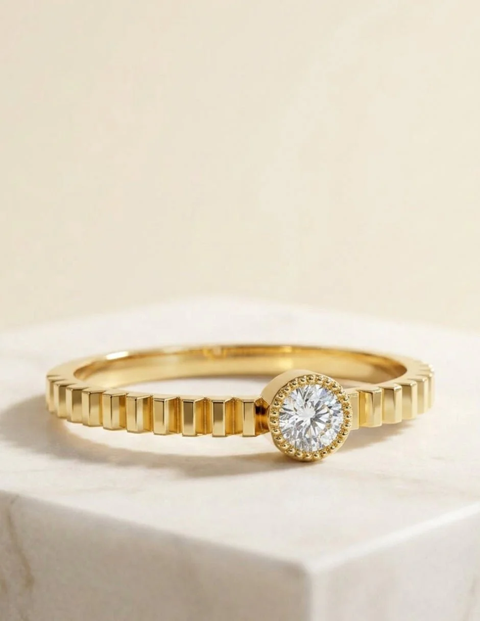 Anillo de Compromiso - solitario - AMORE592-RD-CZ - Image 15