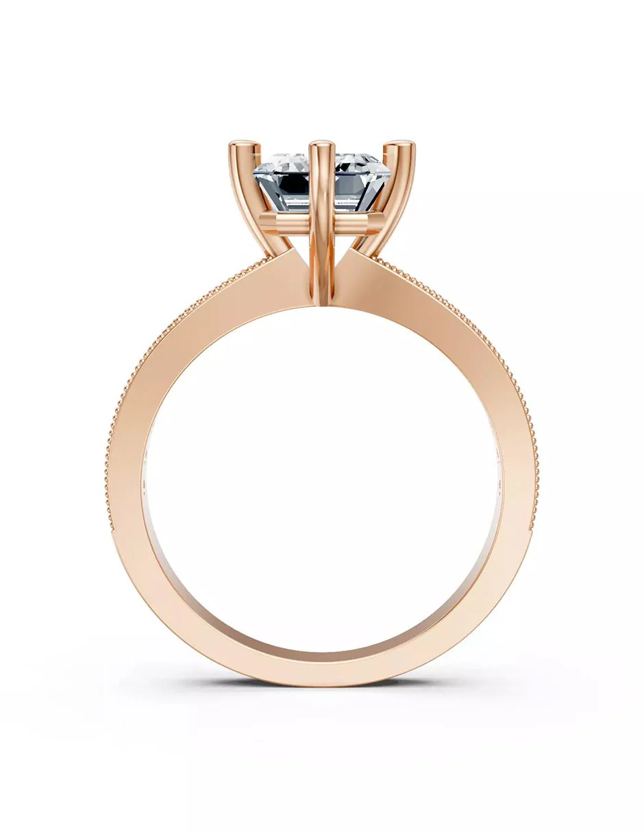 Anillo de Compromiso - pavé - AMORE596-EM-CZ - Image 10