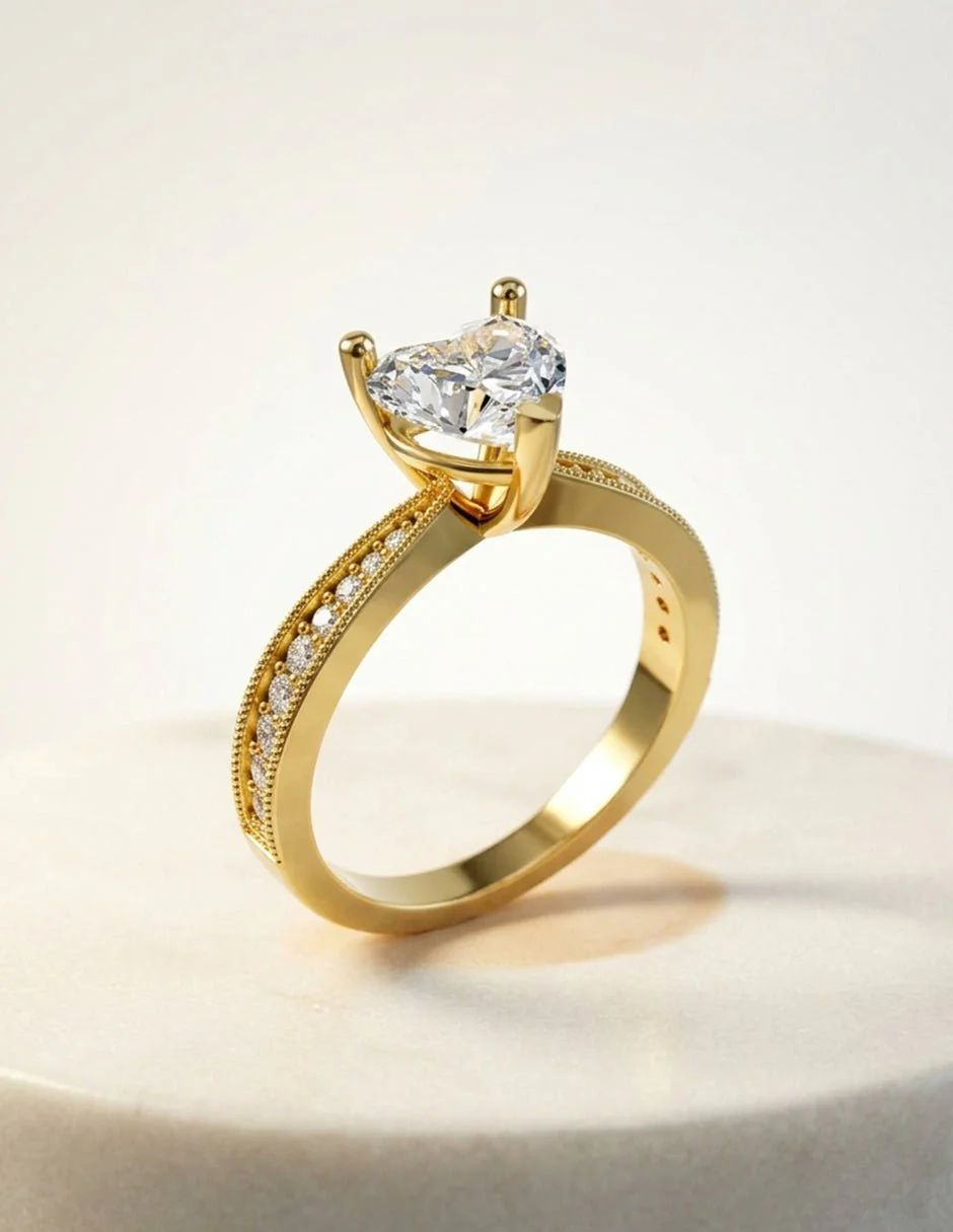 Anillo de Compromiso - pavé - AMORE596-HE-CZ - Image 16