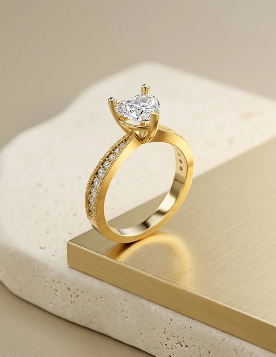 Anillo de Compromiso - pavé - AMORE596-HE-CZ - Image 17