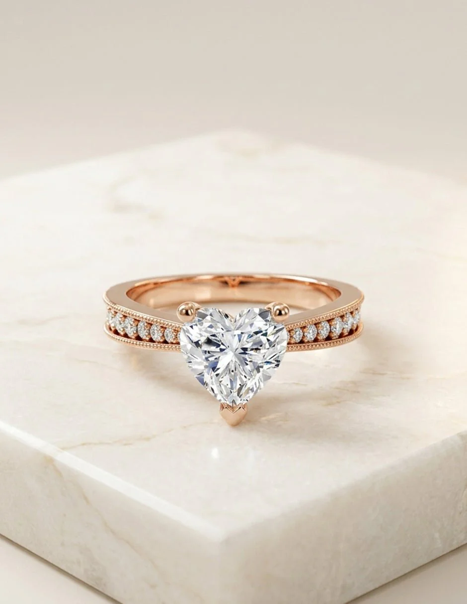 Anillo de Compromiso - pavé - AMORE596-HE-CZ - Image 18