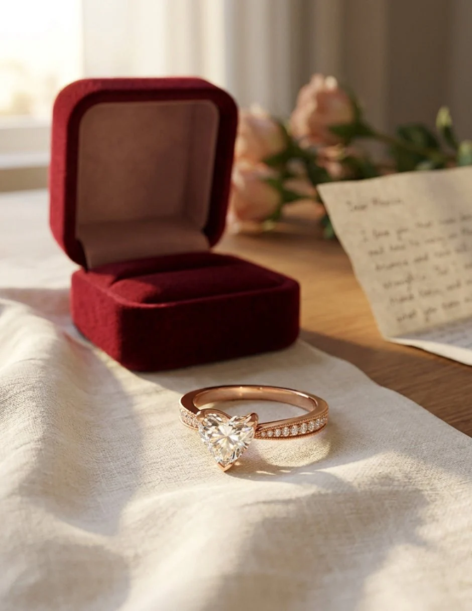 Anillo de Compromiso - pavé - AMORE596-HE-CZ - Image 19
