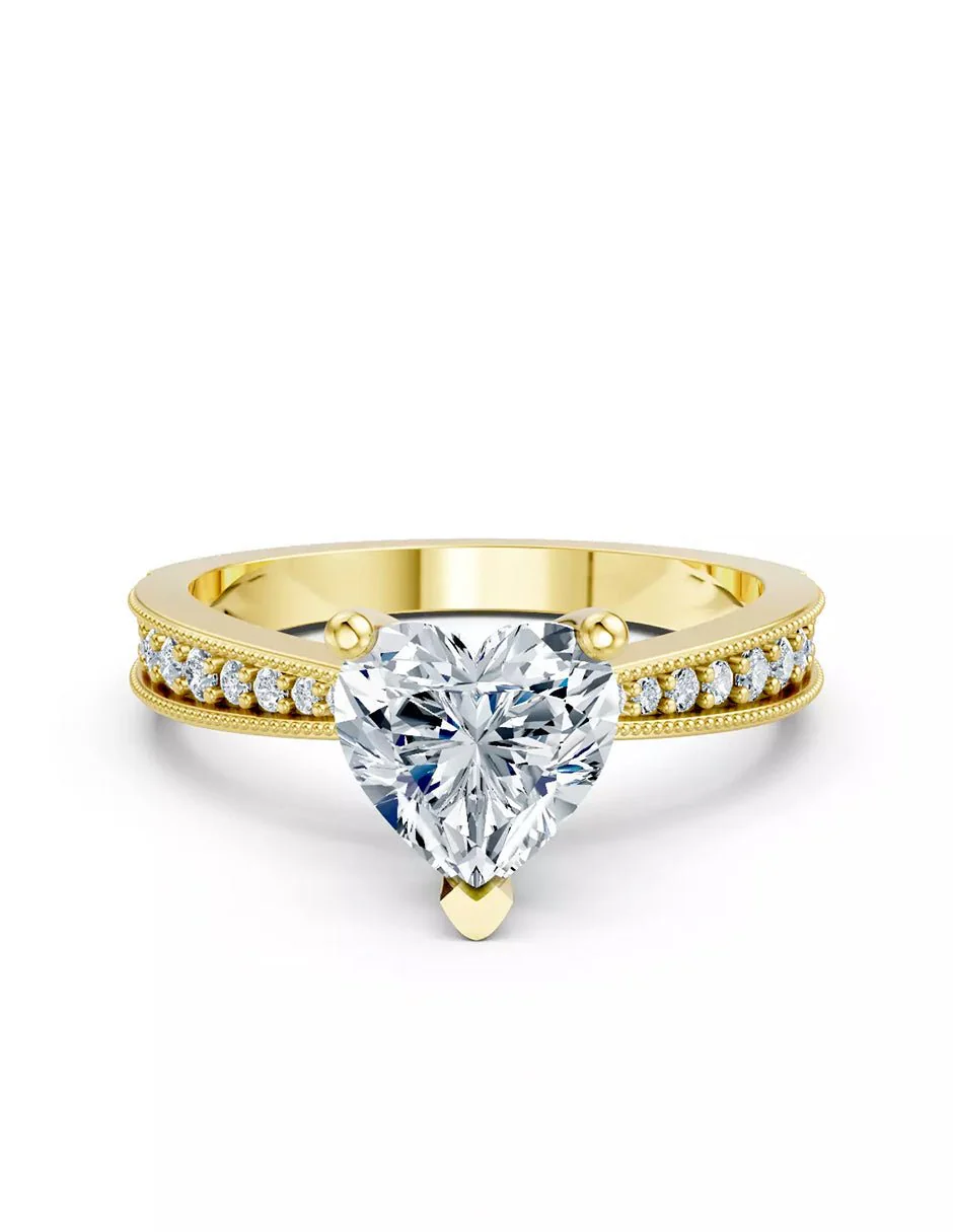 Anillo de Compromiso - pavé - AMORE596-HE-CZ - Image 5