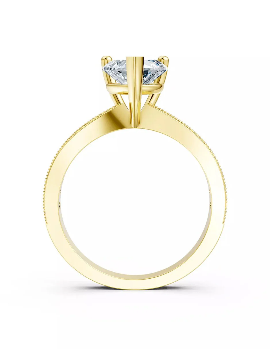 Anillo de Compromiso - pavé - AMORE596-HE-CZ - Image 6