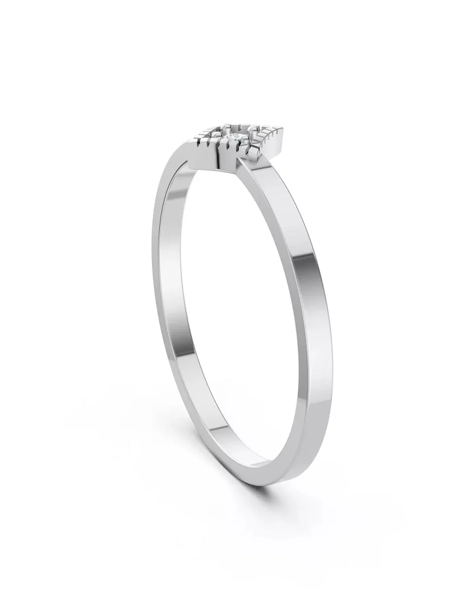 Anillo de Compromiso - solitario - AMORE599-RD-CZ - Image 4