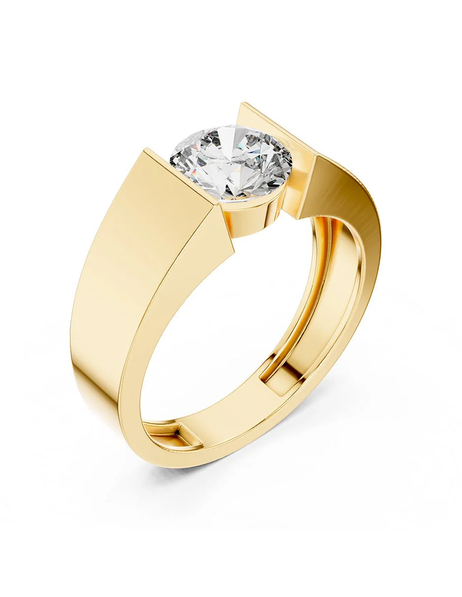 Anillo de compromiso - solitario - AMORE6-RD-LG - Image 12