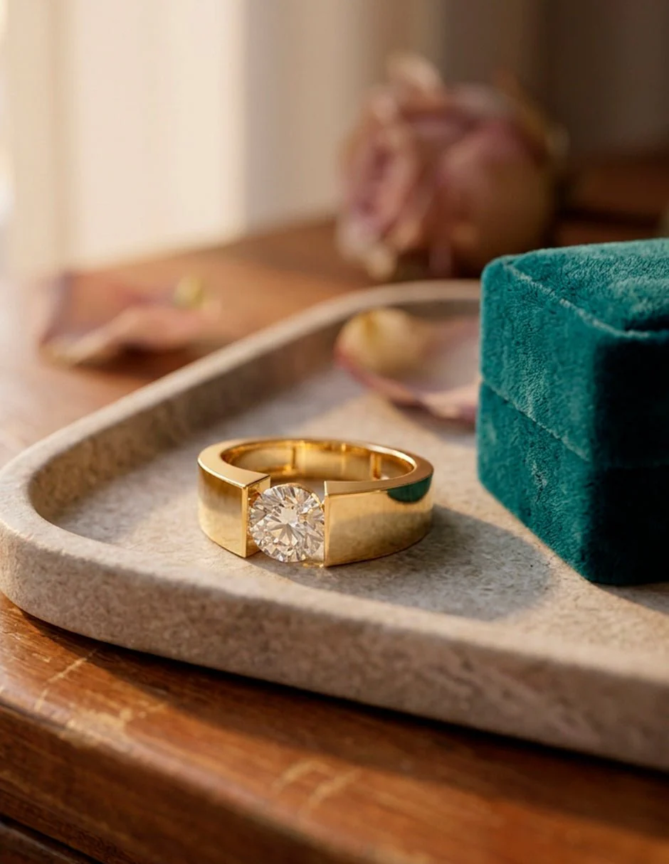 Anillo de compromiso - solitario - AMORE6-RD-LG - Image 16