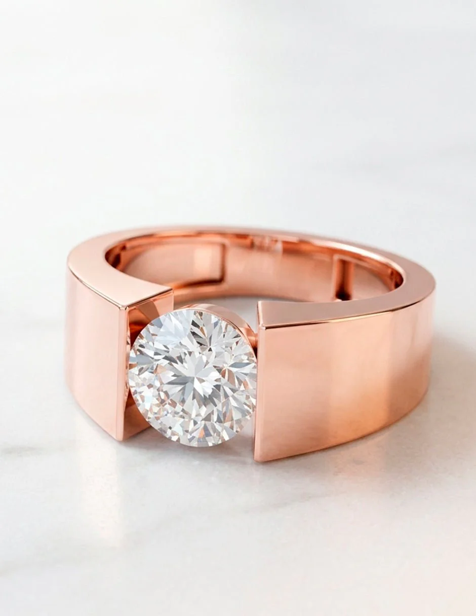 Anillo de compromiso - solitario - AMORE6-RD-LG - Image 22