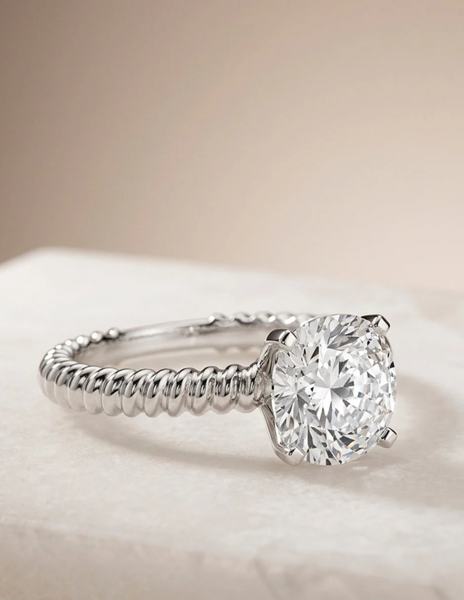 Anillo de compromiso - solitario - AMORE60-RD-LG - Image 13