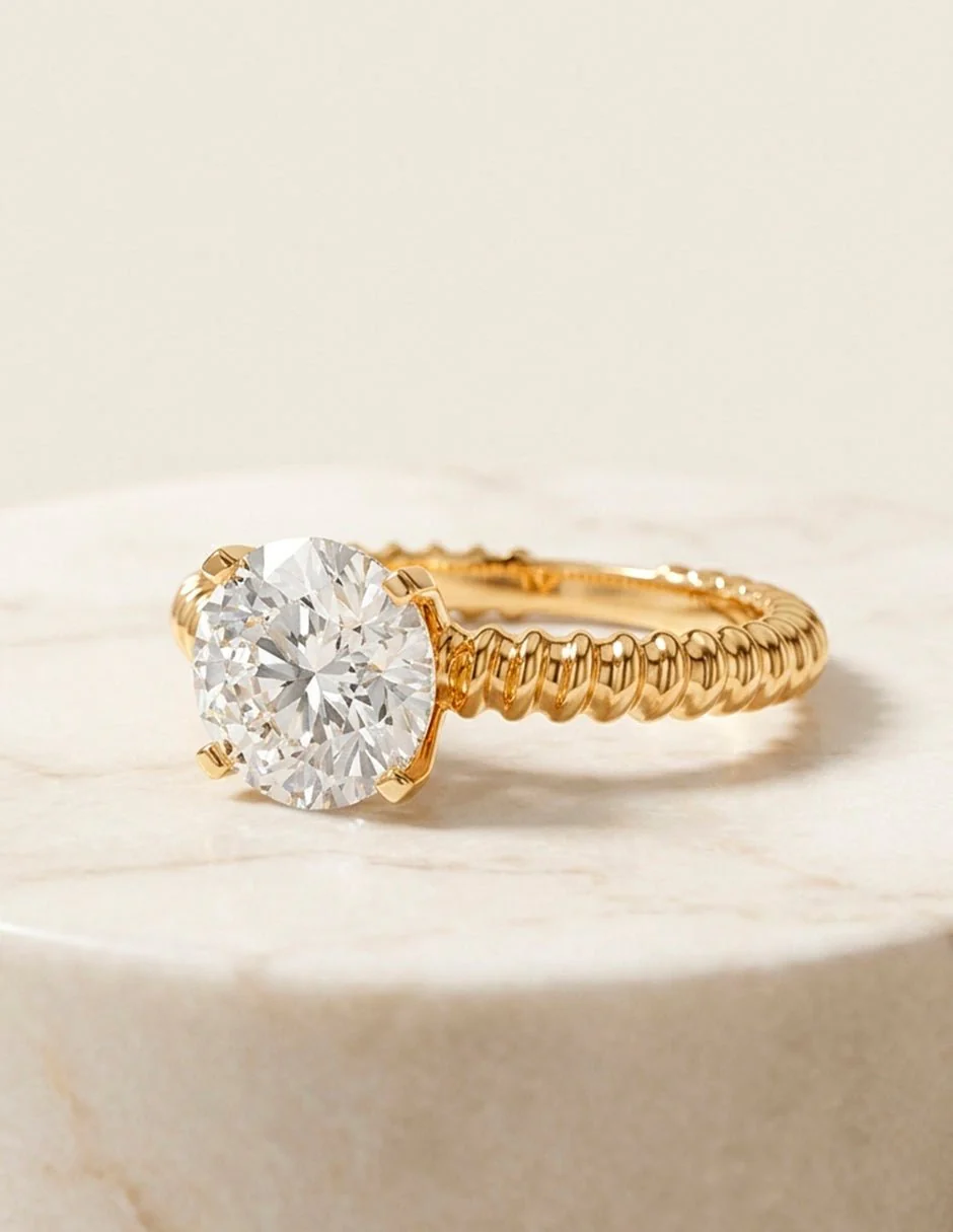 Anillo de compromiso - solitario - AMORE60-RD-LG - Image 18