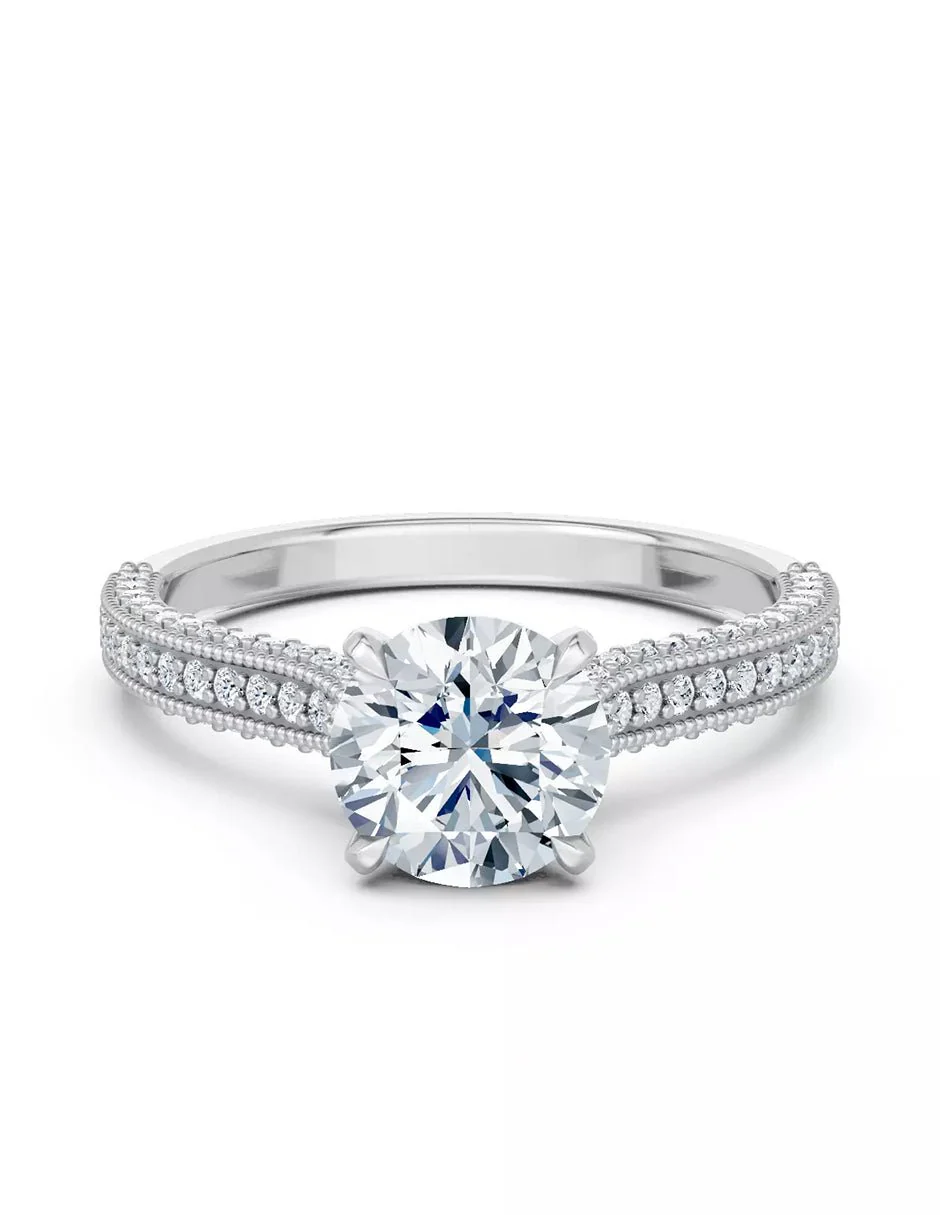 Anillo de Compromiso - pavé - AMORE615-RD-CZ