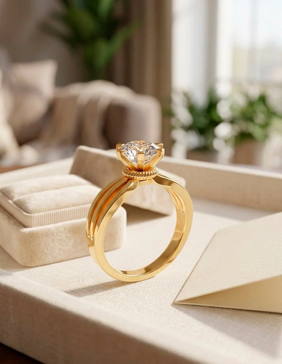 Anillo de compromiso - solitario - AMORE62-RD-LG - Image 16
