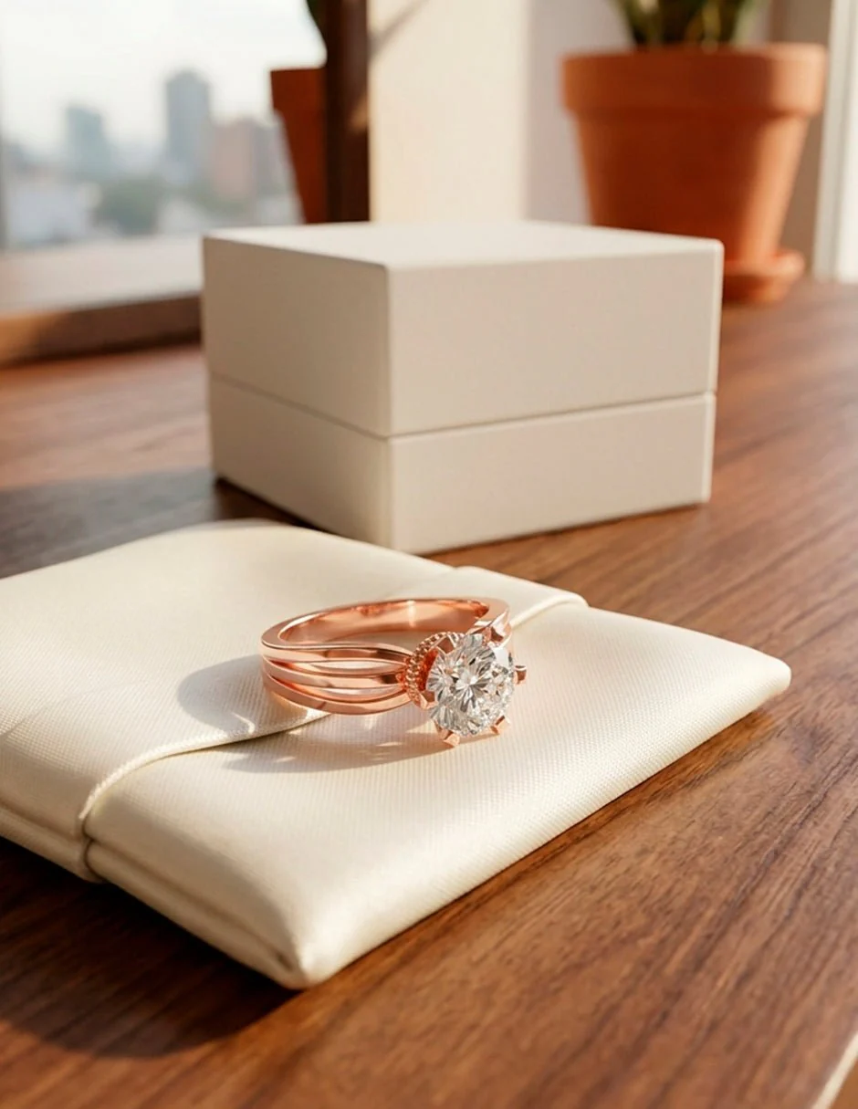 Anillo de compromiso - solitario - AMORE62-RD-LG - Image 19