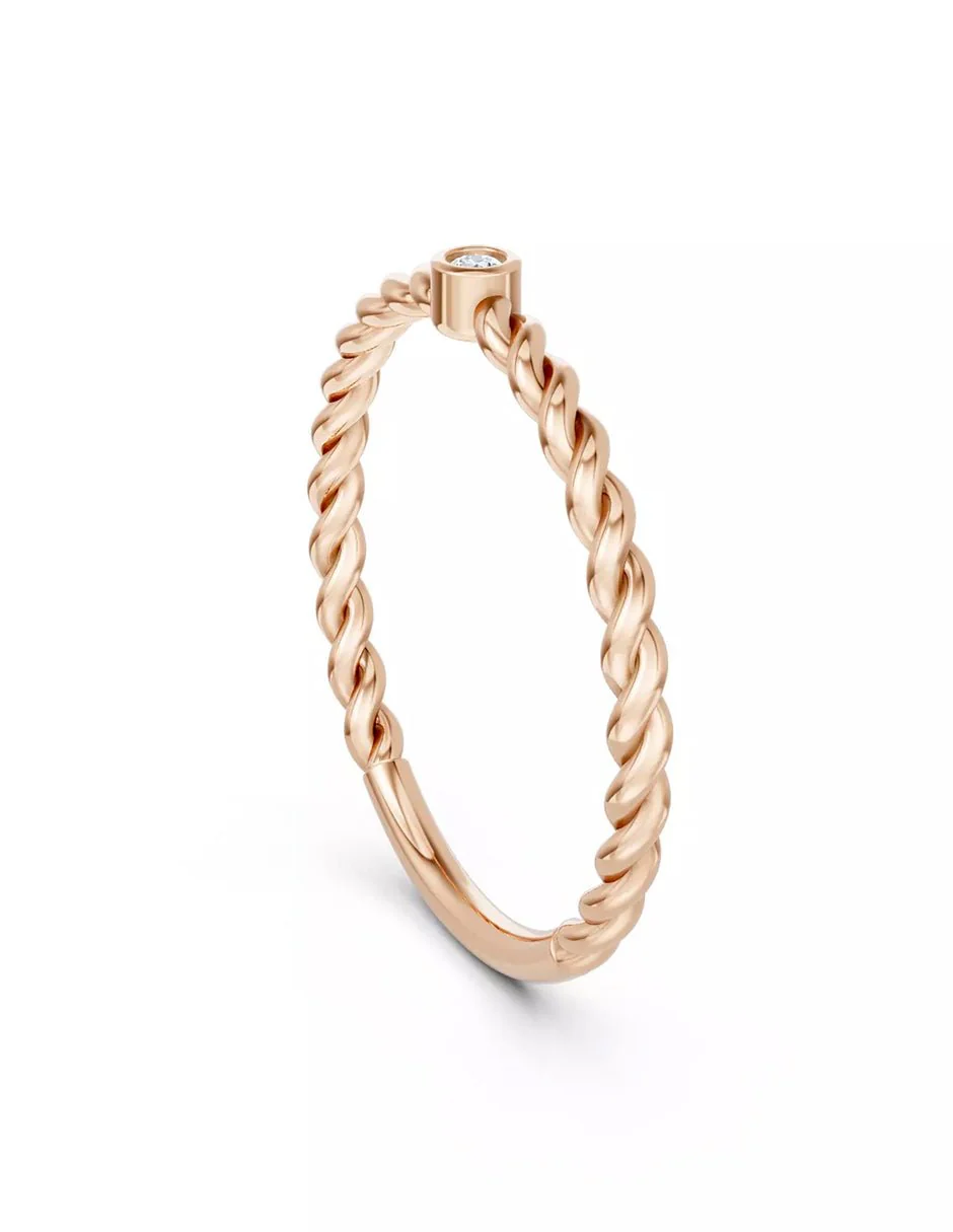 Anillo de Compromiso - solitario - AMORE620-RD-CZ - Image 12