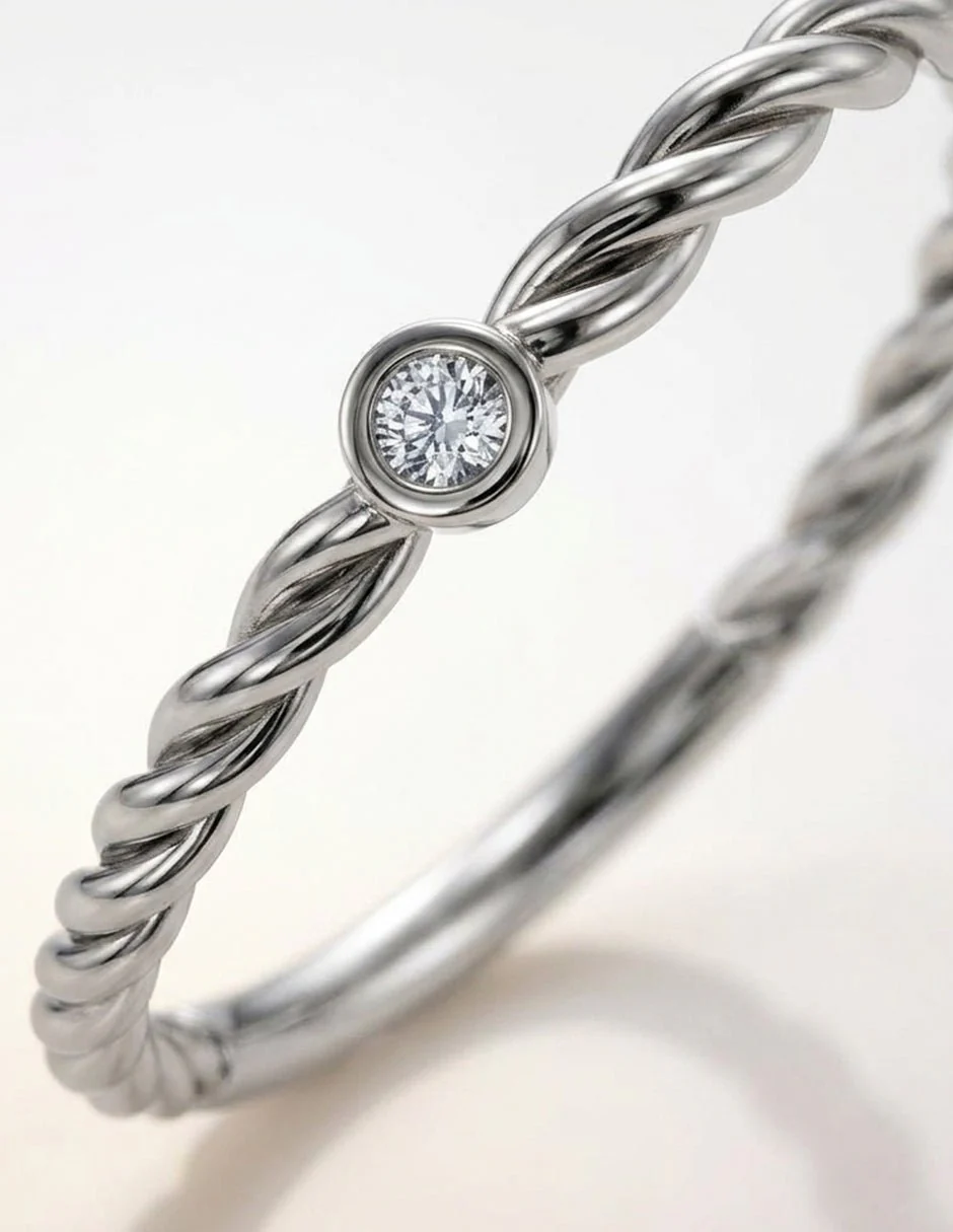 Anillo de Compromiso - solitario - AMORE620-RD-CZ - Image 13