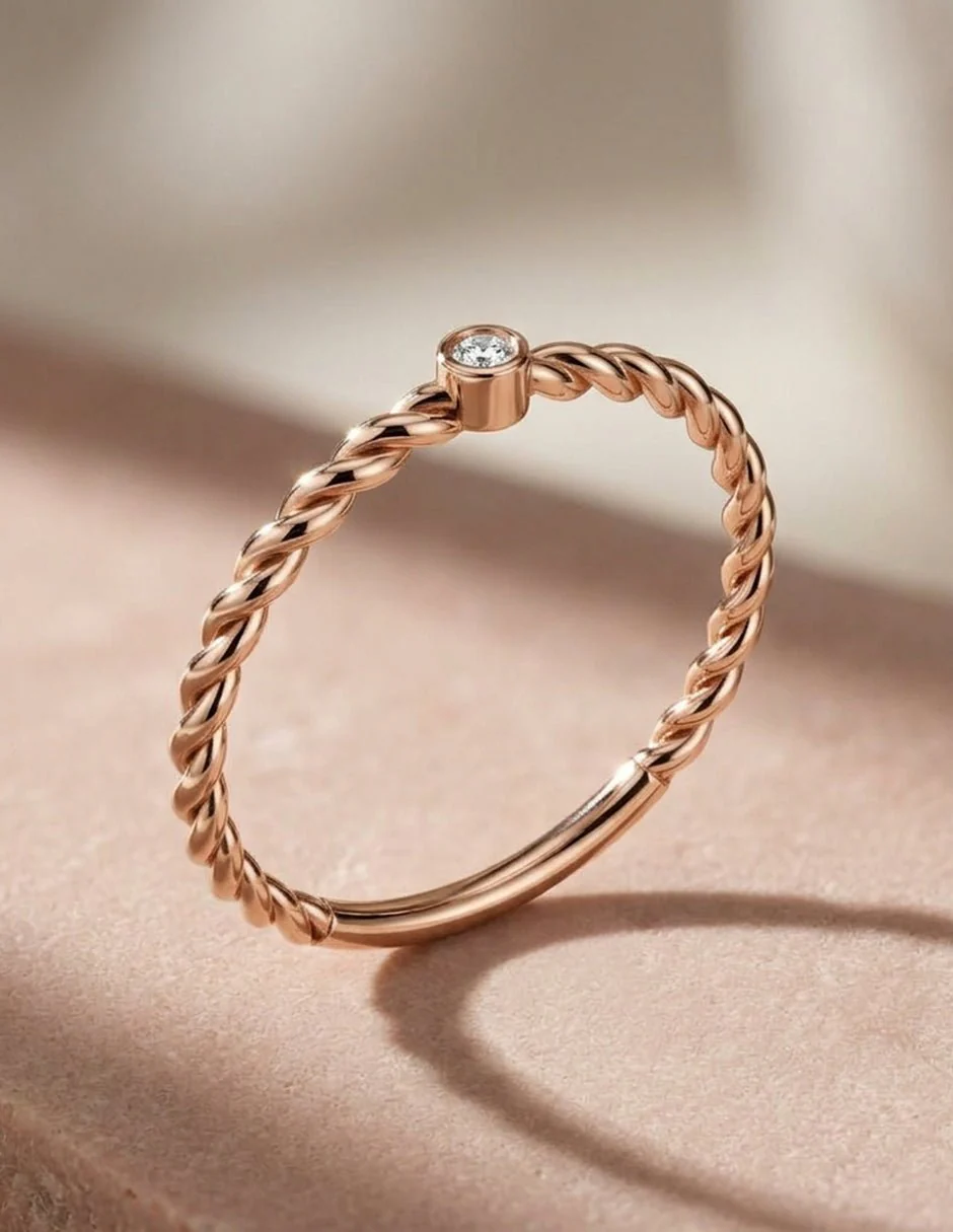 Anillo de Compromiso - solitario - AMORE620-RD-CZ - Image 19