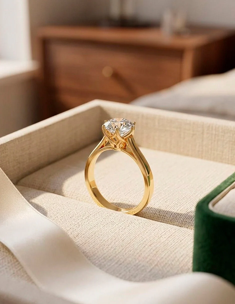 Anillo de compromiso - solitario - AMORE63-RD-LG - Image 18