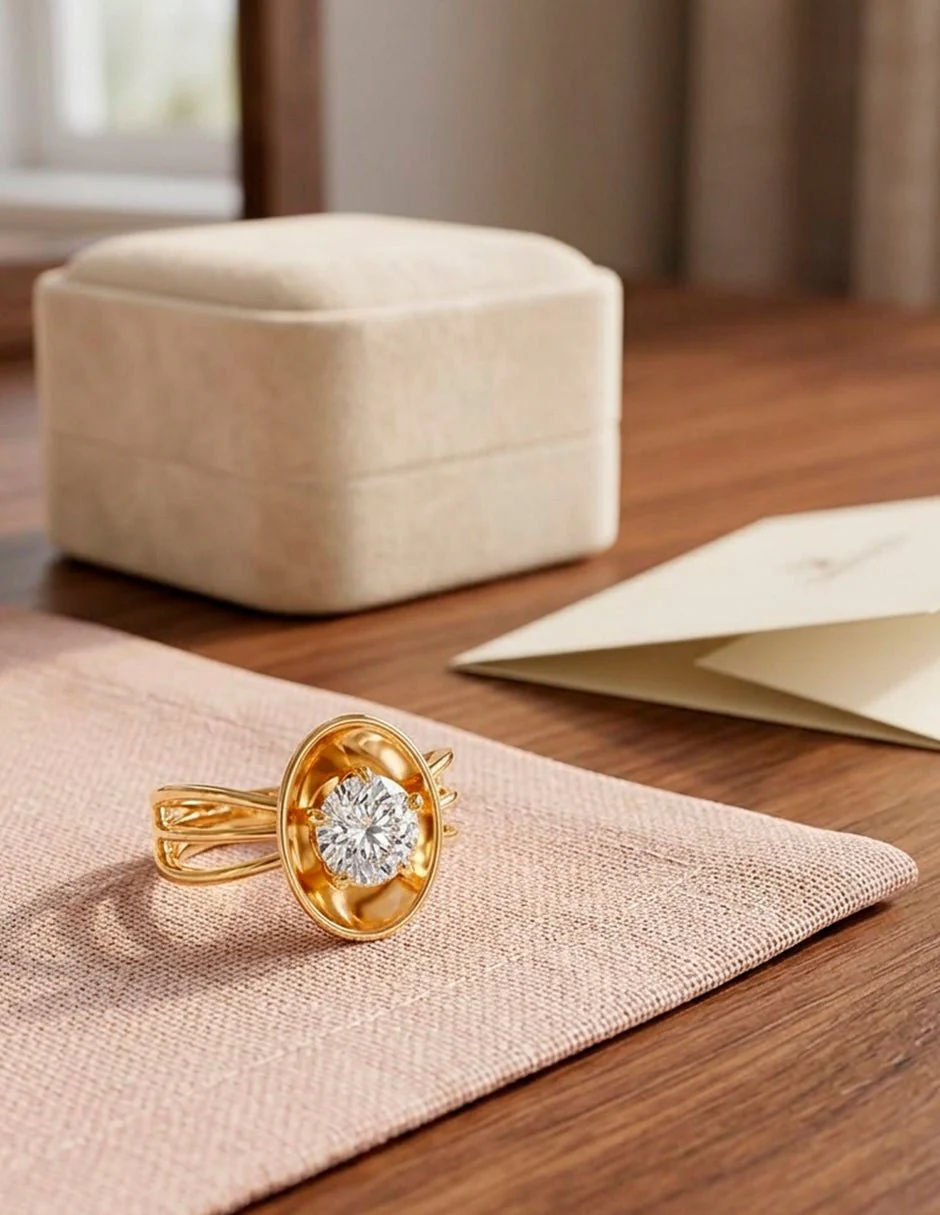 Anillo de compromiso - solitario - AMORE64-RD-LG - Image 18