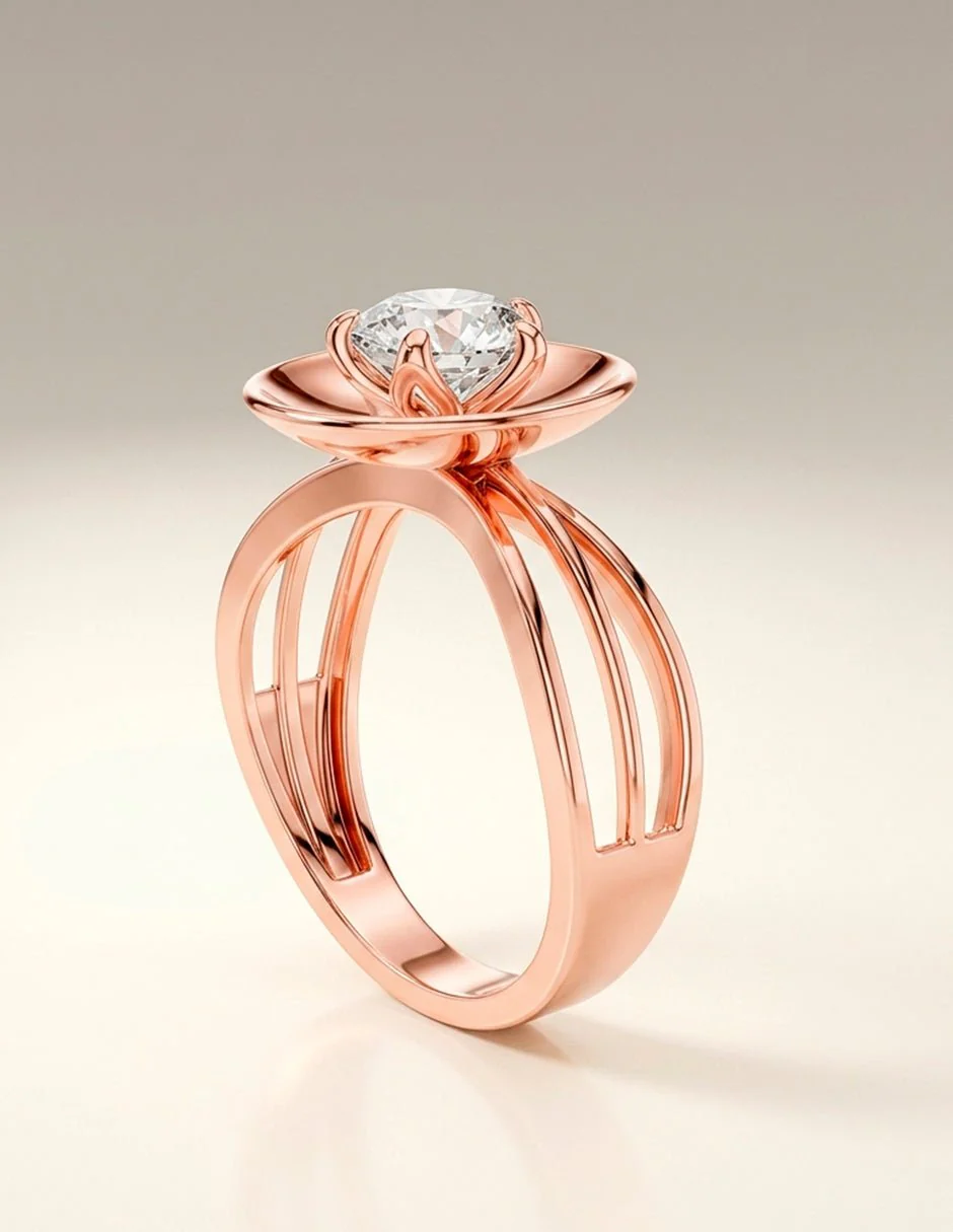 Anillo de compromiso - solitario - AMORE64-RD-LG - Image 19