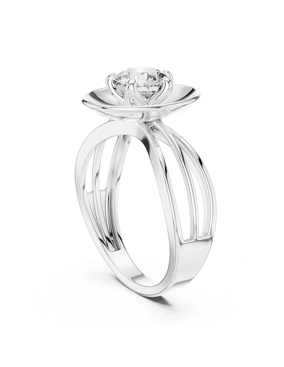 Anillo de compromiso - solitario - AMORE64-RD-LG - Image 3