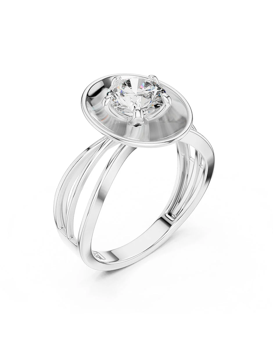Anillo de compromiso - solitario - AMORE64-RD-LG - Image 4