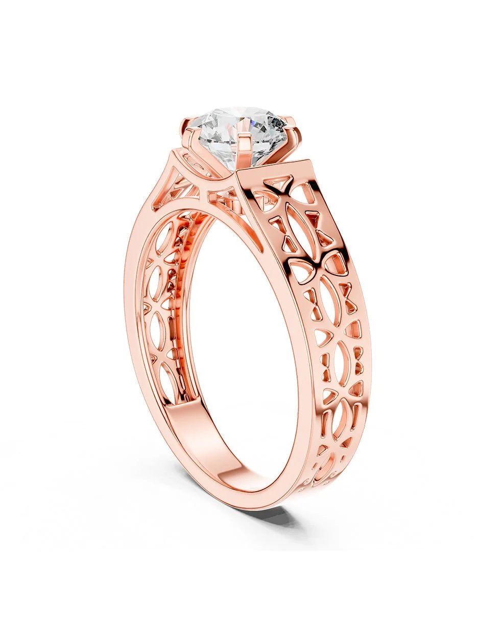 Anillo de compromiso - solitario - AMORE65-RD-LG - Image 11