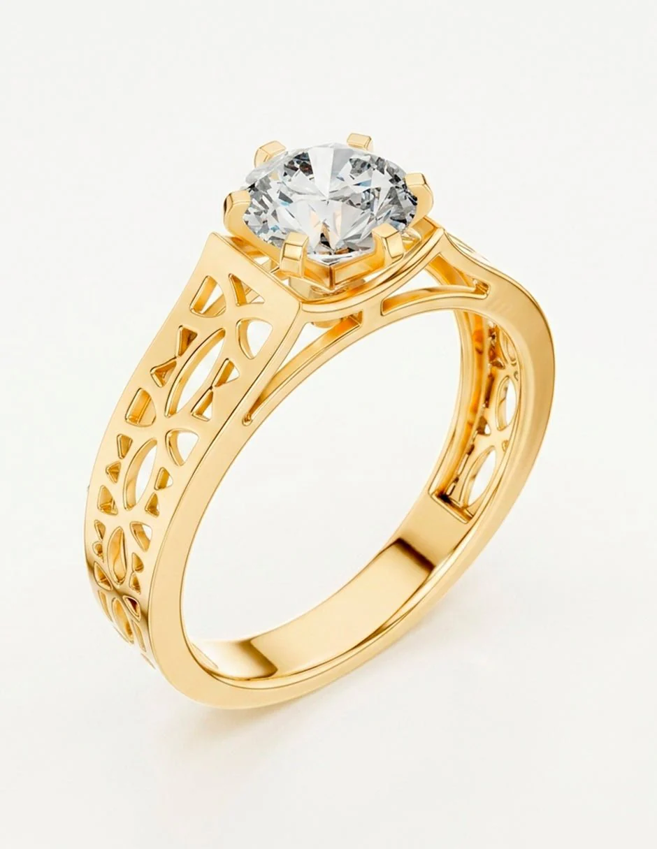 Anillo de compromiso - solitario - AMORE65-RD-LG - Image 18